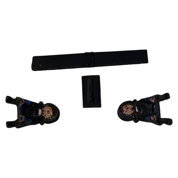 Vintage John Wright Cast Iron Amish 2 Girls on Teeter Totter 1997 Figures - A267 - Picture 6 of 10